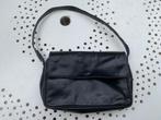 Enny kleine handtas mooi zwart leer 24cm x17x8 riem, Handtas, Gebruikt, Zwart, Verzenden