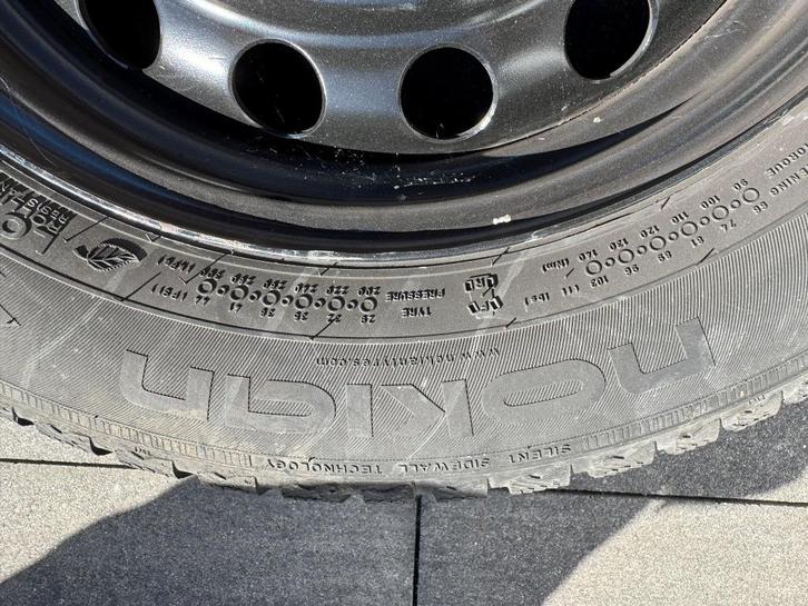 winterbanden + stalen velg, Auto-onderdelen, Banden en Velgen, Banden en Velgen, Winterbanden, 16 inch, 205 mm, Personenwagen