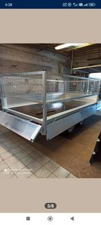 PROMO NOEL , Remorque double essieux 3m 1m50 avec grillage, Autos : Divers, Remorques, Enlèvement