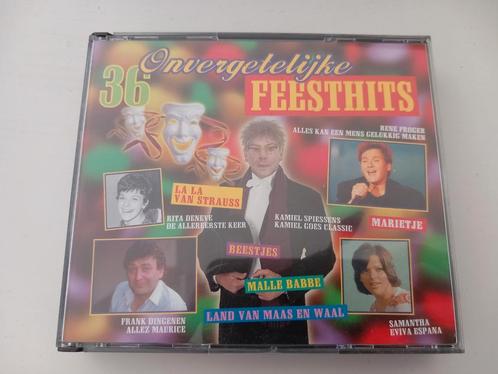 Dubbel CD Onvergetelijke Feesthits Party Schlager Pop Feest, Cd's en Dvd's, Cd's | Verzamelalbums, Nederlandstalig, Boxset, Ophalen of Verzenden