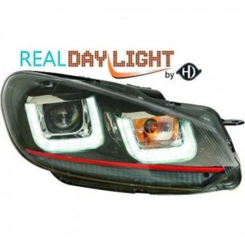 PHARES LOOK GOLF 7 AVEC U LED - H7 - VW VW GOLF 6 (08-12), Auto diversen, Tuning en Styling, Ophalen of Verzenden