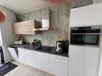 Keuken wit met hout, Huis en Inrichting, Keuken | Complete keukens, Ophalen, Wit, Zo goed als nieuw, Kunststof