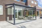 Aluminium Veranda terras overkapping met glazen schuifdeuren, Jardin & Terrasse, Verrières, Envoi, Neuf, Véranda