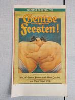 Jan Bosschaert Gentse Feesten - Krantenknipsel 1993, Collections, Personnages de BD, Autres personnages, Image, Affiche ou Autocollant