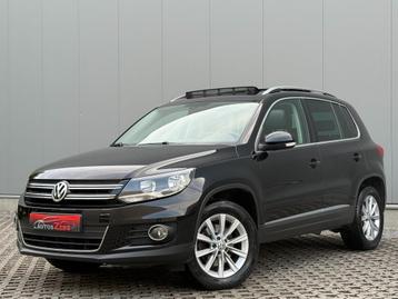 VW Tiguan 1.4 TSI Pano ElekZetels Navi Airco Leder Garantie* beschikbaar voor biedingen