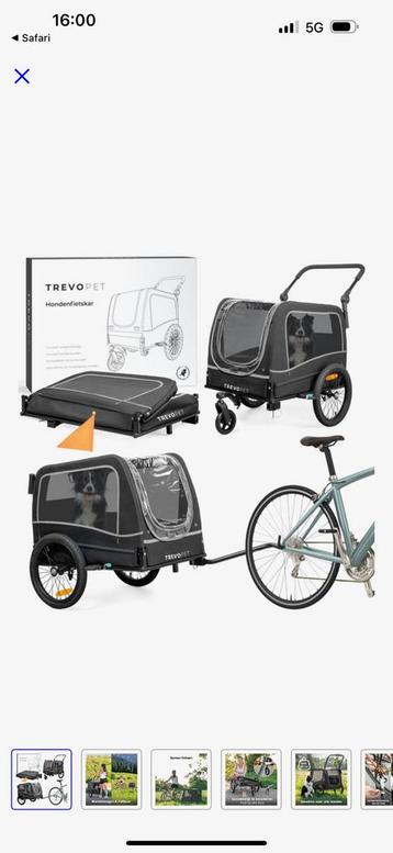 Hondenfietskar trevopet nog nieuw!, Fietsen en Brommers, Ophalen, Nieuw, Opvouwbaar