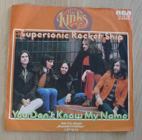 7"  The Kinks ‎– Supersonic Rocket Ship / You Don't Know My, Cd's en Dvd's, Vinyl Singles, Gebruikt, Single, Rock en Metal, 7 inch