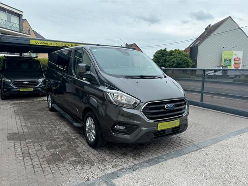 FORD TRANSIT CUSTOM * LIMITED * L2 * DUB CAB * 27686 + BTW, Auto's, Bestelwagens en Lichte vracht, Bedrijf, Te koop, ABS, Achteruitrijcamera