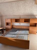 Houten slaapkamer, Huis en Inrichting, Slaapkamer | Complete slaapkamers, Ophalen, Zo goed als nieuw