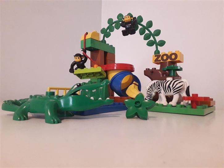 Duplo 4961 - De grappige zoo, Kinderen en Baby's, Speelgoed | Duplo en Lego, Gebruikt, Duplo, Complete set, Ophalen of Verzenden