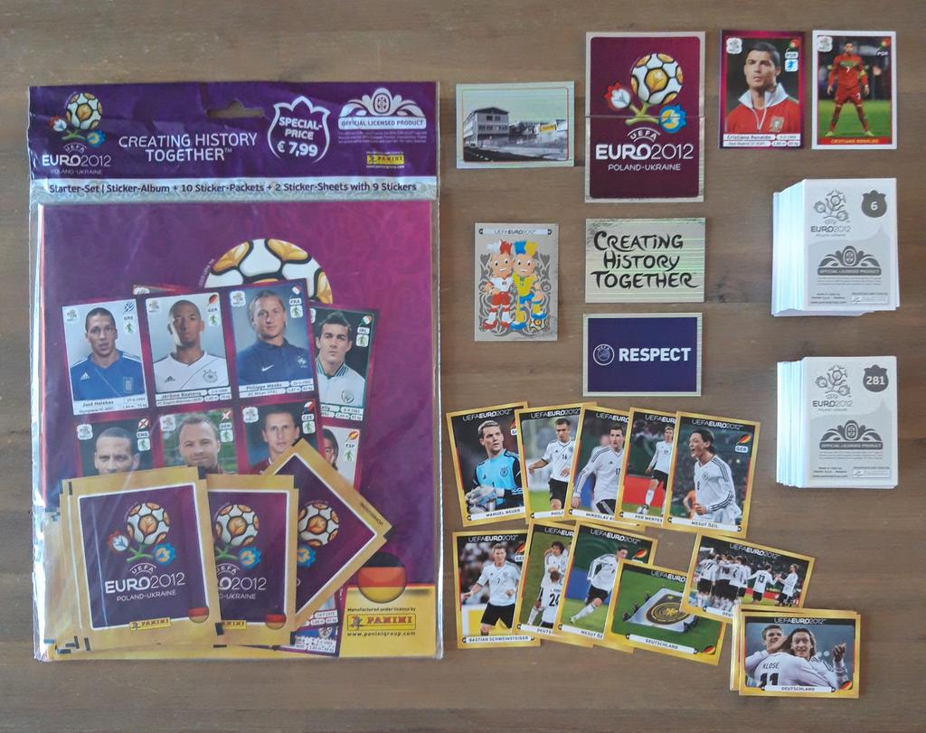 Autocollants Panini EURO 2012 version allemande, Hobby & Loisirs créatifs, Autocollants & Images, Neuf, Autocollant, Enlèvement ou Envoi
