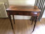 Table de jeux Louis Philippe en acajou, Ophalen