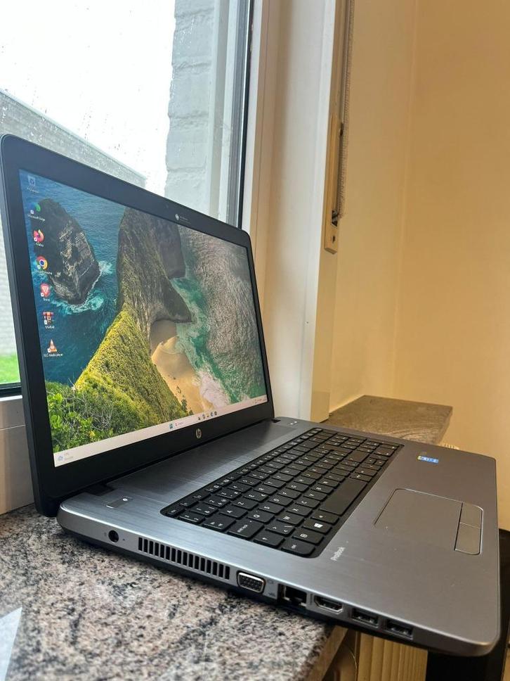 HP Probook 17.3 inch, i5 5200U, 250GB SSD, 8GB RAM, Computers en Software, Windows Laptops, Zo goed als nieuw, 17 inch of meer