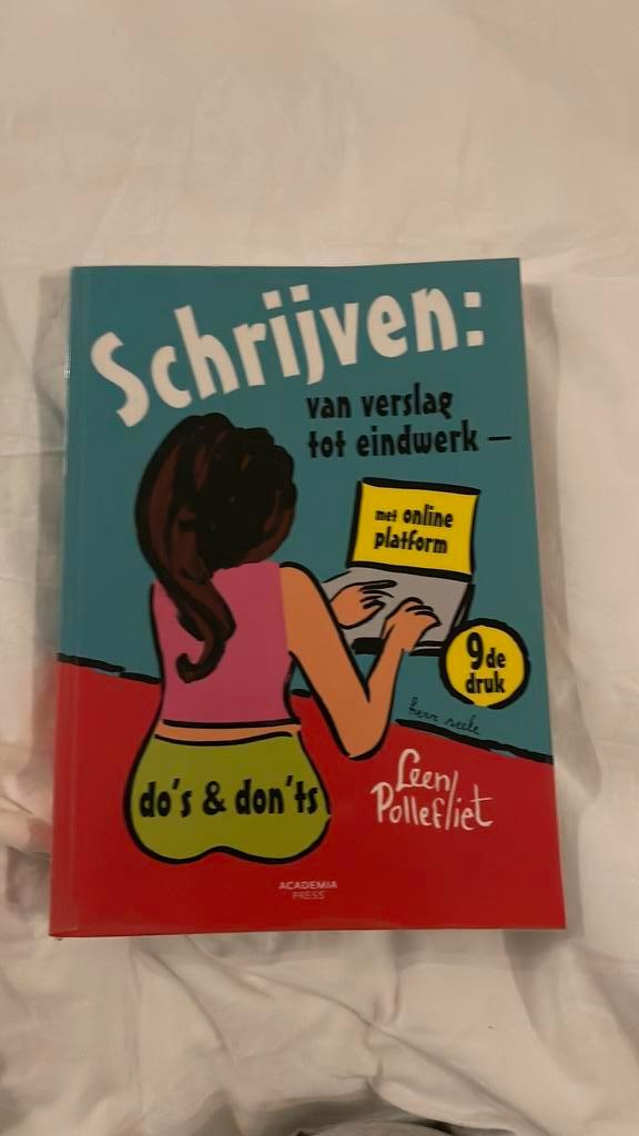 Leen Pollefliet - Schrijven: van verslag tot eindwerk, Boeken, Overige Boeken, Ophalen of Verzenden