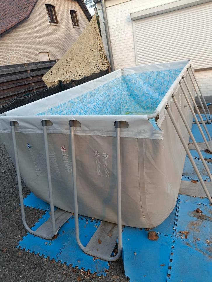 Intex Prism Frame zwembad - 400 x 200 x 122 cm, Tuin en Terras, Zwembaden, Zo goed als nieuw, Ophalen