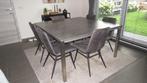 Keukentafel + 6 stoelen, Ophalen, Zo goed als nieuw