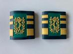 set graadkentekens Lt-Kol Apotheker, Verzamelen, Ophalen of Verzenden, Overige soorten, Embleem of Badge