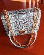 Michael Kors Mott LG schouderflap met ketting, in reliëf gem, Handtassen en Accessoires, Tassen | Damestassen, Ophalen of Verzenden