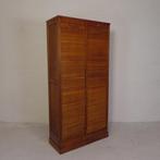 Eiken rolluikkast met 2 luiken, 180 cm hoog, jaren 50, Antiek en Kunst, Antiek | Meubels | Kasten, Ophalen of Verzenden