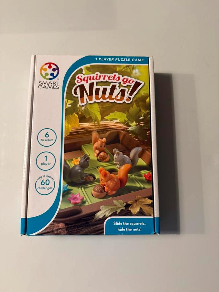 Smart Games squirrels go nuts, Hobby & Loisirs créatifs, Jeux de société | Autre, Comme neuf, 1 ou 2 joueurs, Enlèvement ou Envoi