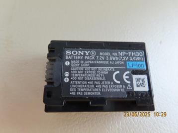 Sony NP-FH30  batterij Li-ion 7,2V 3,6Wh Info Lithium 2 stuk beschikbaar voor biedingen