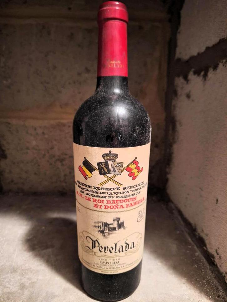 Cuvée Speciale Roi Baudoin - Reine Fabiola - 2005, Verzamelen, Wijnen, Zo goed als nieuw, Rode wijn, Spanje, Ophalen of Verzenden
