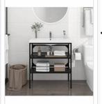 Ikea industrieel badkamermeubel zwart, 50 tot 100 cm, Minder dan 100 cm, 25 tot 50 cm, Wastafelkast
