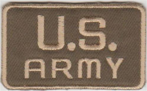 U.S. Army stoffen opstrijk patch embleem, Collections, Vêtements & Patrons, Neuf, Envoi