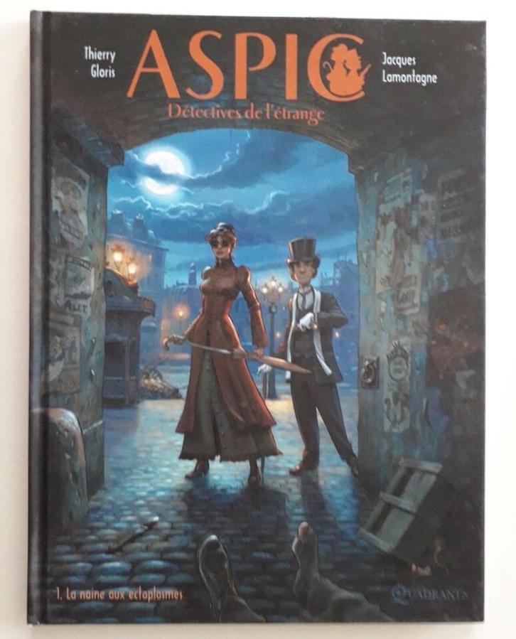 EO Aspic, détectives de l'étrange 1 La naine aux ectoplasmes, Boeken, Stripverhalen, Gelezen, Eén stripboek, Ophalen of Verzenden