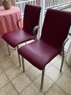 4 keukenstoelen, Huis en Inrichting, Stoelen, Ophalen, Zo goed als nieuw, Overige kleuren, Metaal