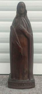 vierge en bois monogramme victor creten, Antiquités & Art, Enlèvement ou Envoi