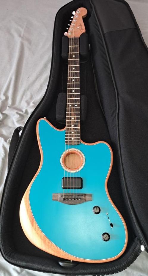 Fender American Acoustasonic Jazzmaster, Muziek en Instrumenten, Snaarinstrumenten | Gitaren | Akoestisch, Zo goed als nieuw, Ophalen