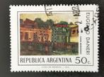 Argentine 1974 - tableau - perfin, Affranchi, Amérique du Sud, Enlèvement ou Envoi