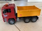 Bruder- vrachtwagen met kipbak, Kinderen en Baby's, Speelgoed |Speelgoedvoertuigen, Ophalen of Verzenden, Zo goed als nieuw