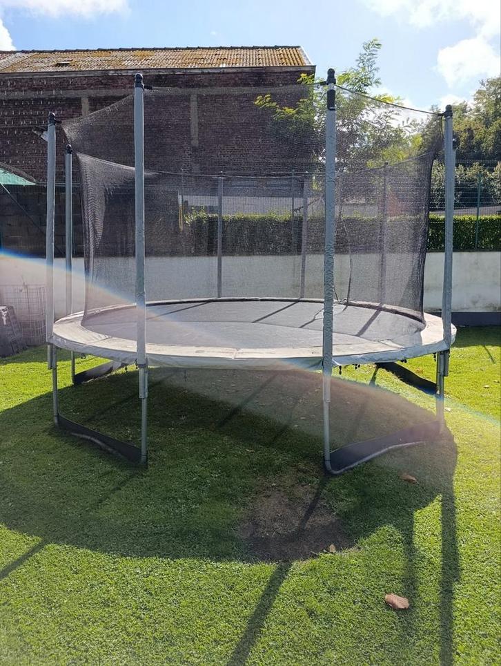 Trampoline 365, Kinderen en Baby's, Speelgoed | Buiten | Trampolines, Gebruikt, Ophalen