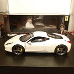 Ferrari 458 Italia Fernando Alonso 1/18 Hotwheels Elite, Comme neuf, Voiture, Enlèvement ou Envoi, Hot Wheels