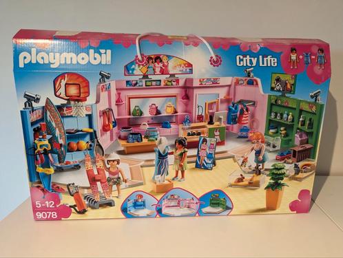Playmobil 9078 - City Life Shopping Plaza, Kinderen en Baby's, Speelgoed | Playmobil, Zo goed als nieuw, Complete set, Ophalen of Verzenden