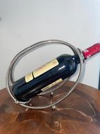 Très beau support/verseur vintage pour bouteille de vin, Minder dan 50 cm, Gebruikt, Metaal, Ophalen