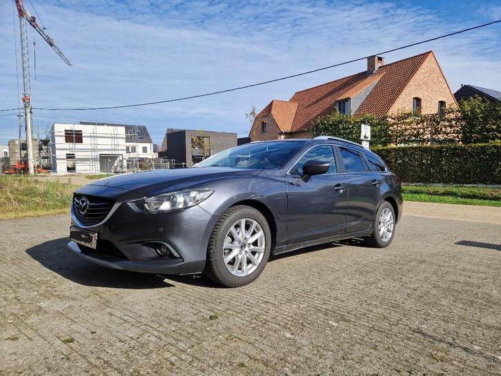 Mazda 6 Break met trekhaak benzine gekeurd voor verkoop 5500, Auto's, Mazda, Particulier, ABS, Airbags, Airconditioning, Bluetooth