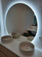 Splinternieuwe badkamerspiegel 130 cm diameter., Ophalen, Nieuw