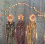 Schilderij 'the prayer', olieverf paletmes, nieuw., Enlèvement