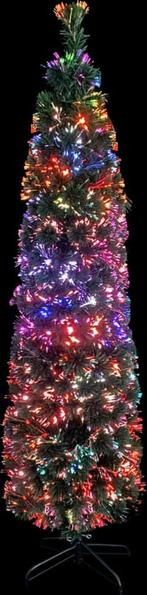 Kerstboom met glasvezel verlichting, Ophalen, Zo goed als nieuw