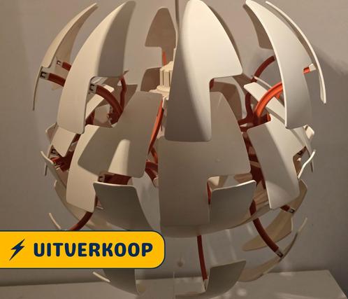 IKEA PS 2014 hanglamp – wit & oranje, uniek design, Huis en Inrichting, Lampen | Hanglampen, Zo goed als nieuw, Kunststof, Overige materialen