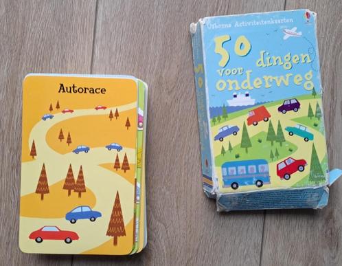 50 dingen voor onderweg!, Hobby en Vrije tijd, Gezelschapsspellen | Kaartspellen, Gebruikt, Een of twee spelers, Drie of vier spelers
