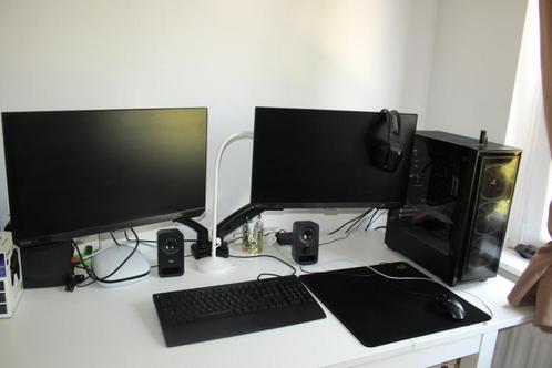 Setup Gaming complet écran, tour préparé, chaise..., Computers en Software, Desktop Pc's, Zo goed als nieuw, 3 tot 4 Ghz, SSD