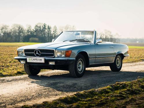 Mercedes-Benz SL-Klasse 350 1971 Auto - Belgian car - 32500, Auto's, Oldtimers, Bedrijf, Te koop, Lederen bekleding, Metaalkleur