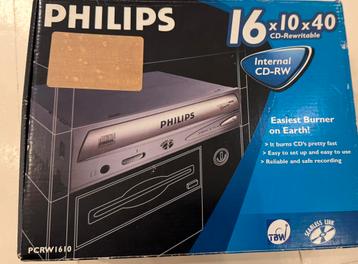 PHILIPS 16x10x40 CD-RW-schrijver (PCRW1610) /originele doos beschikbaar voor biedingen