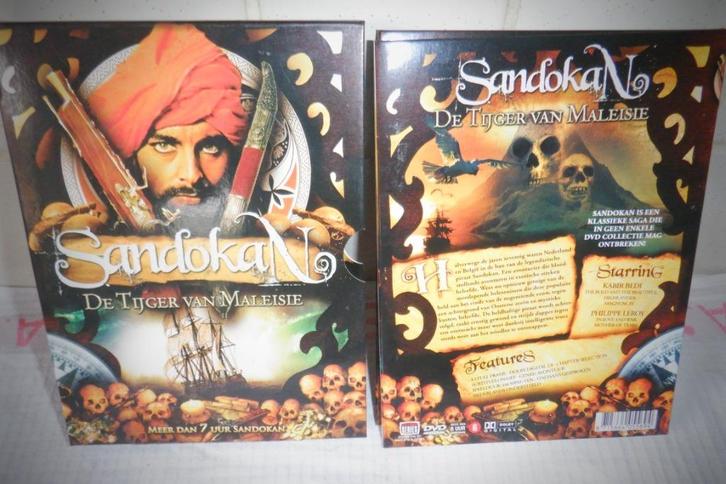DVD Sandokan De Tijger Van Maleisie.( 3 DVD'S ), Cd's en Dvd's, Dvd's | Avontuur, Zo goed als nieuw, Boxset, Vanaf 12 jaar, Ophalen of Verzenden