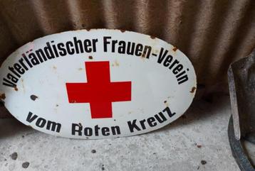 Assiette émaillée Croix-Rouge Allemagne, Enlèvement