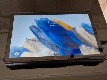 Samsung Galaxy Tab A8 (64GB) – Als Nieuw + Leren Hoes! beschikbaar voor biedingen